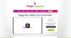 Desktop Screenshot of magichappensfoundation.org